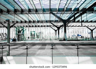 lines in the train station