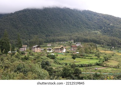 Lingmukha Village In Punakha District, Bhutan