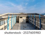 Lingotto building with the test track on the roof, former FIAT factory, Turin, Piedmont, Italy, Europe