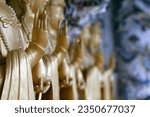 Linh Phuoc Buddhist Pagoda.  Bodhisattva Avalokiteshvara. Guanyin ( Quan Am) Statue. The Goddess of Mercy and compassion Dalat. Vietnam. 
