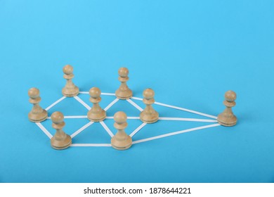 links or connection concept in abstract community - Shutterstock ID 1878644221