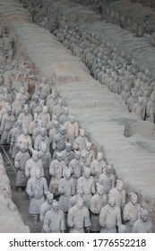 Lintong District, Shaanxi, China - 18 June 2011: Terracotta Army, Mausoleum Of The First Qin Emperor