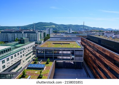 Linz, Austria, 19 May 2022, View Tothe Med Uni Campus 