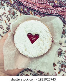 Linzer Cookie From A Small Town Bakery