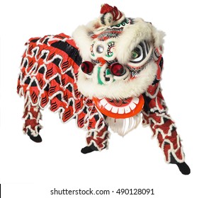 Lion Dance Isolated