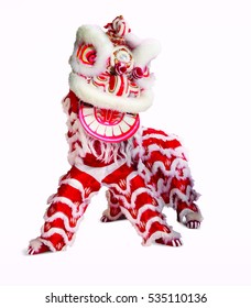 Lion Dance Isolated