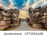 The lion gate of The Hattusa that is The capital of the Hittite Civilization, Corum