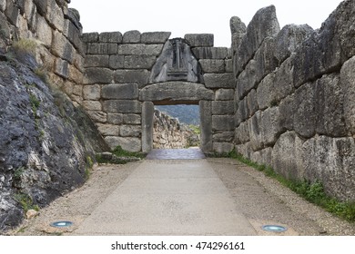 Lion Gate, Mycenae, Greece