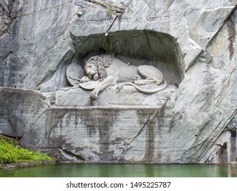 Lion Of Lucerne In Switzerland