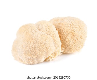 lion mane mushroom isolated on white background. - Shutterstock ID 2063290730