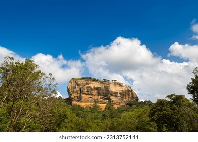 Lion Rock in Sigiriya in a sunny day, Sri Lanka - Shutterstock ID 2313752141