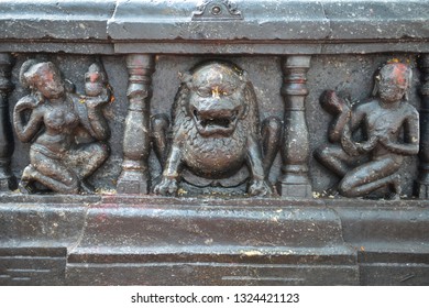 Lion Statue At  Nalanda, India