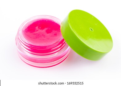 Lip Balm On Isolated White Background