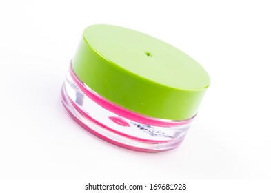 Lip Balm On Isolated White Background