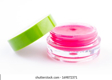 Lip Balm On Isolated White Background