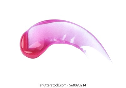 Lip Gloss Isolated On White 