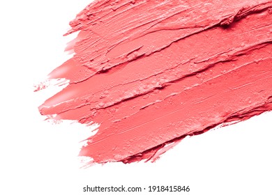 Lip Stick Pink Red Orande Smudge Background Texture