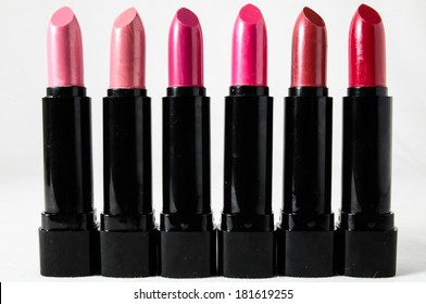 Lipstick Black Container On White Background Stock Photo 181619255 ...