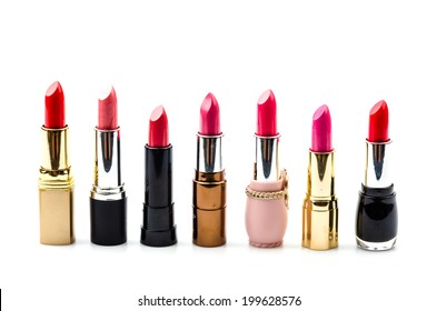 Lipstick Isolated White Background