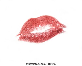 Lipstick Kiss Mark Stock Photo 182902 | Shutterstock