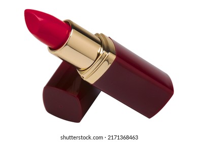 Lipstick on a white background, isolated - Shutterstock ID 2171368463
