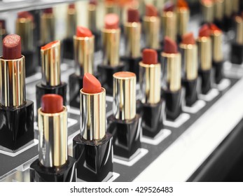 Lipsticks Cosmetic Beauty Tester display 