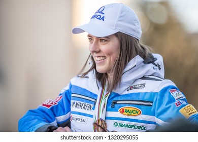 Liptovsky Mikulas, Slovakia. February 22. 2019. Petra Vlhova World Champion From Åre - Sweden On Welcome Ceremony In Hometown.