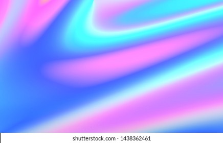 Liquid Chromatic Holographic Texture, Wrinkled Foil Background. Gas Fuel Rainbow. - Shutterstock ID 1438362461