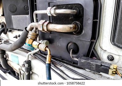 Liquid cooling hose in cars - Shutterstock ID 1058758622