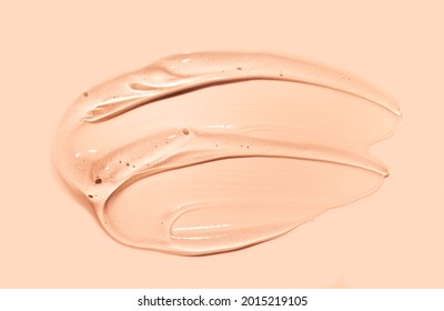 Liquid Gel Cosmetic Smudge Pink Orange Texture 70's Retro Style Background