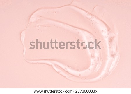 Similar – Image, Stock Photo Cosmetic smears and translucent globes on a soft blue background