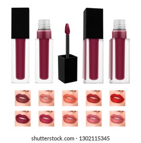 matte brush lipstick