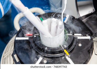 Liquid Nitrogen Cryogenic Tank At Life Sciences Laboratory