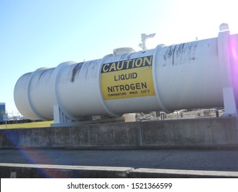 Liquid Nitrogen Tank On Pedestal