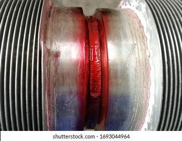 Liquid Penetrant test and inspection for stainless steel pipe of bevel each, welding root pass and cover pass This is a simple low-cost method of detecting surface-breaking flaws such as cracks, laps,