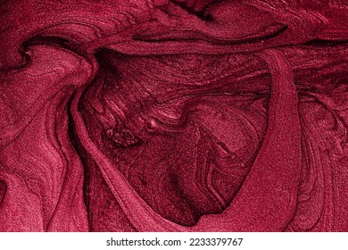 Liquid shimmer background,monochrome red color. - Shutterstock ID 2233379767