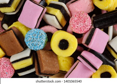 Liquorice and fondant all sorts sweets or candy