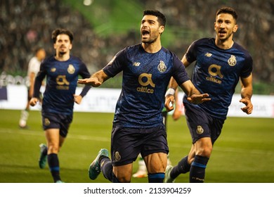 Lisboa, Portugal - 03 02 2022 - FPF Taça De Portugal - Sporting CP Vs. FC Porto; Mehdi Taremi Celebrates Goal