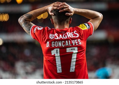 Lisbon, Portugal - 03 11 2022 - Liga Bwin Game Between SL Benfica And FC Vizela; Diogo Goncalves During Game