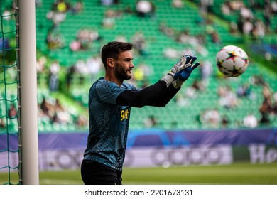 Lisbon, Portugal - 09 13 2022: UEFA Champions League Game Between Sporting CP And Tottenham Hotspur F.C; Hugo Lloris During Warm Up