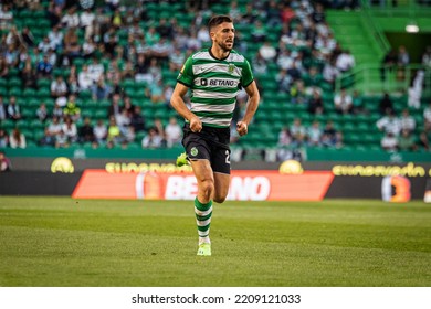 Lisbon, Portugal - 09 30 2022: Liga Bwin Game Between Sporting CP And Gil Vicente F.C; Paulinho Runs With The Ball