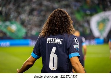 Lisbon, Portugal - 10 12 2022: UCL Game Between Sporting CP And Olympique De Marseille; Matteo Guendouzi Before Game