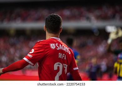 Lisbon, Portugal - 10 29 2022: Liga Portugal Game Between SL Benfica And GD Chaves; Rafael Silva During Game