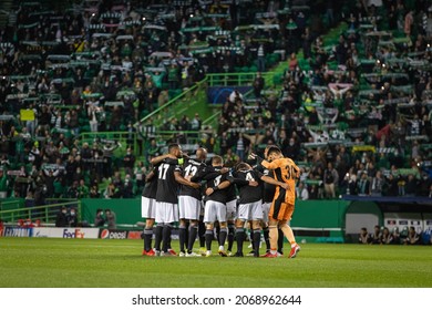 Lisbon, Portugal - 11 03 2021 - UEFA Champions League - Sporting CP Besiktas JK, Besiktas Team Before Game