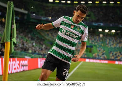 Lisbon, Portugal - 11 03 2021 - UEFA Champions League - Sporting CP Besiktas JK, Pedro Goncalves