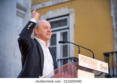 Lisbon, Portugal. 28 January 2022.Rui Rio In The Social Democratic Party Rally For The 2022 Legislative Elections In Portugal 