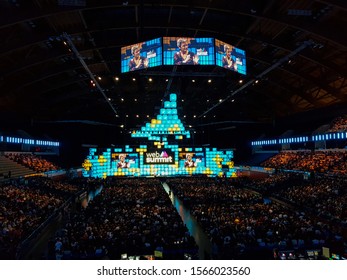 Lisbon, Portugal- 7 November, 2019: Margrethe Vestager Talking At Web Summit 2019