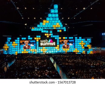 Lisbon, Portugal- 7 November, 2019: Margrethe Vestager Speaks At Web Summit In Centre Stage