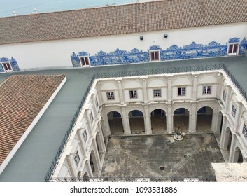 Lisbon, Portugal  - April 3, 2016

A View Of Courtyard In The National Tile Museum.