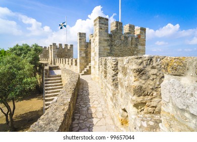 Lisbon, Portugal, The Castelo De Sao Jorge